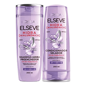 Kit Hidra Hialurônico Shampoo + Condicionador 200ml | Elseve