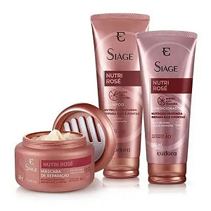 Kit Shampoo 250ml + Condic.200ml + Másc. Nutri Rosé | Eudora
