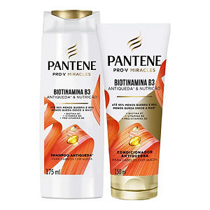 Kit Shampoo 175ml Condicionador 150ml Biotinamina | Pantene