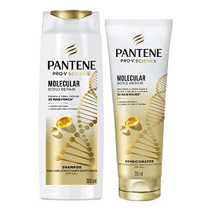 Kit Molecular Bond Repair Shampoo 250ml Condicionador 300ml | Pantene