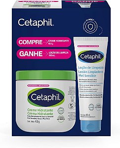Kit Creme Hidratante 453g + Loção Limpeza 100ml | Cetaphil