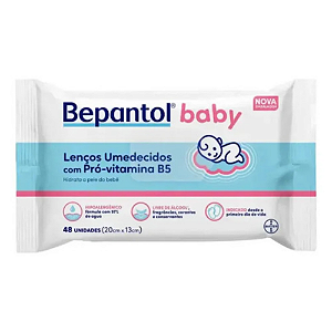 Lenços Umedecidos Baby Hipoalergênicos 48un | Bepantol