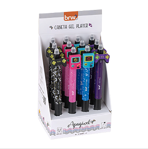 Caneta apagável Player BRW