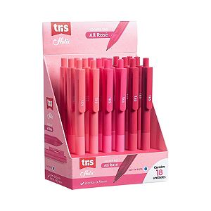 Caneta Gel Tris Holic All Pink - 0.5