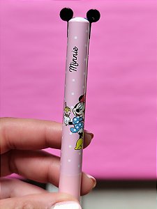 Caneta Retrátil Bicolor Minnie- Molin