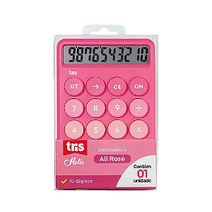 Calculadora Holic All Rosé – 10 Dígitos