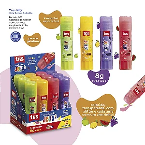 Cola Bastão - Tris - Jelly c/ Cheirinho
