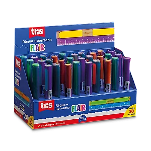 Régua + Borracha Flair