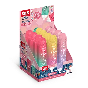 Fita Corretiva + Cola em Fita Sticky Holic Charm