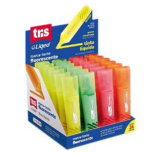 Marca Texto Liqeo Flat – Neon – Corpo Colorido