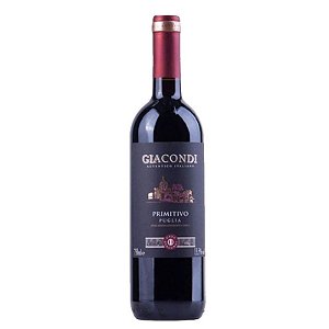 Vinho Tinto Italiano Giacondi Primitivo