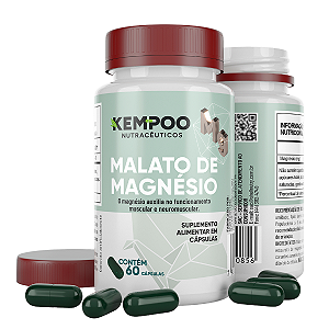 KEMPOO Malato de magnésio c/ 60 CPS