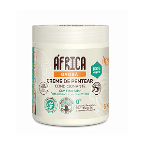 CREME DE PENTEAR ÁFRICA BAOBÁ 500G - NO POO / LOW POO - AÇÃO CONDICIONANTE