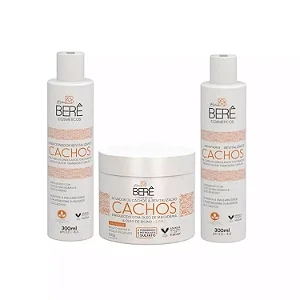 Kit Bela Berê Cachos Revitalização com Macadâmia e Rícino 300ml