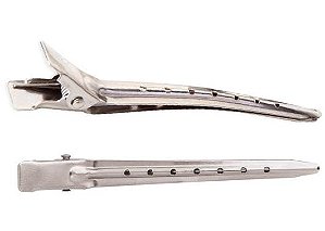 CLIPS PARA CABELO RICCA ACO INOXIDAVEL 8 PECAS