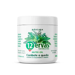 MASC.TRIHAIR 12 ERVAS BCO-NUTRI-OIL   500GR