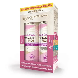 PACK SH & COND - LINHA DESMAIA FIOS HEADLINE 500ML