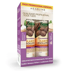 PACK SH & COND - LINHA KARITE HEADLINE 500ML