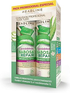 PACK SH & COND - LINHA BABOSA HEADLINE 1000ML