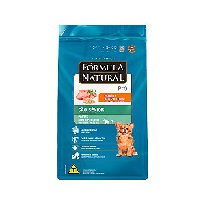 RAÇÃO SECA FÓRMULA NATURAL PRÓ CÃO ADULTO RAÇAS PEQUENAS E MINI SÊNIOR FRANGO E ARROZ INTEGRAL 1KG