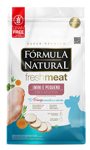 RAÇÃO SECA FÓRMULA NATURAL FRESH MEAT CÃO ADULTO RAÇAS PEQUENAS E MINI 2,5KG