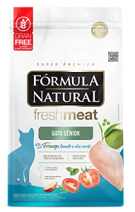 RAÇÃO SECA FÓRMULA NATURAL FRESH MEAT GATO ADULTO FRANGO SÊNIOR 7KG