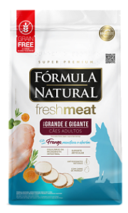RAÇÃO SECA FÓRMULA NATURAL FRESH MEAT CÃO ADULTO RAÇAS GRANDES E GIGANTES 12KG