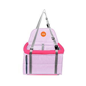 CADEIRA TRANSPET TUBLINE BIG ROSA C/ LILÁS