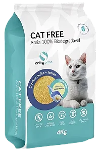 AREIA HIGIÊNICA CAT FREE FINA 4KG