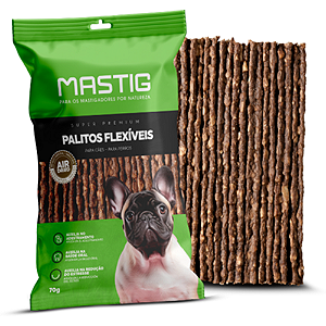 PETISCO MASTIG PALITO FLEXÍVEL BACON 900G