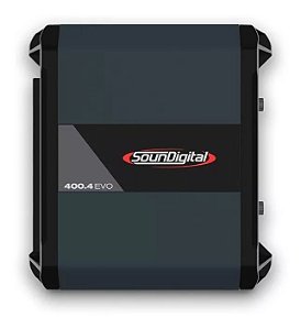 Sd Módulo Amplificador Soundigital 400.4d 4 Ohms Evo 4.0 + INSTALAÇÃO