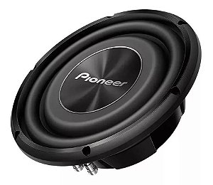 Alto Falante Sub Slim Pioneer 10 Poleg. 300w Rms Ts-a2500ls4 Cor Preto