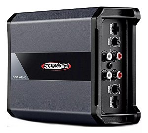 Modulo Amplificador Soundigital Sd800.4 800w Evo4 4 Canais Cor Preto
