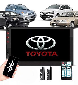 Kit Multimídia Mp5 2 Din Hilux 2006 2007 2008 2009 2010 2011