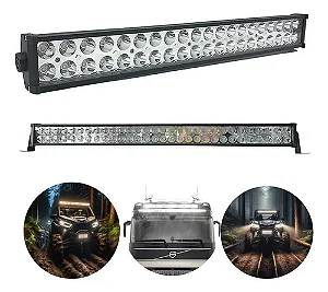 Farol Barra Led Milha Reta 180w 80cm Universal Off Road