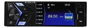 Autoradio Evolve New Groove Bluetooth 4x45w Rms tela 4pol