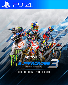 MONSTER ENERGY SUPERCROSS - THE OFFICIAL VIDEOGAME 3 PS4 PSN MIDIA DIGITAL
