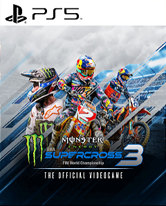 MONSTER ENERGY SUPERCROSS - THE OFFICIAL VIDEOGAME 3 PS5 PSN MIDIA DIGITAL