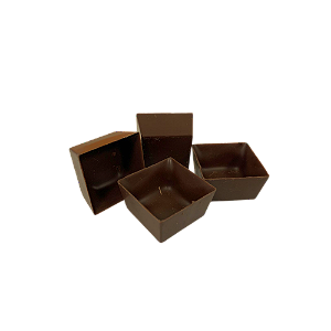 Base Quadrada de Chocolate Meio Amargo