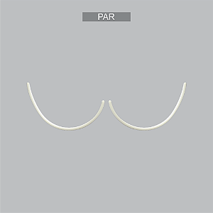 Meia Taça de Poliacetal Para Sutiã  P - 1063-002