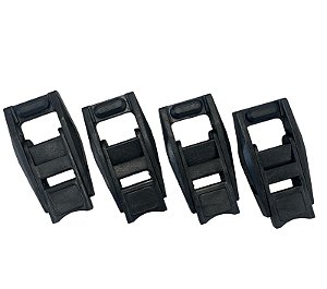 Kit 4 Peças Fivela/catraca Sider Com Fixador/presilha