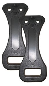 Kit 2 Presilha Fêmea Trava Porta Baú Aluminio Mod Facchini