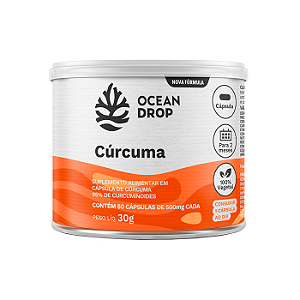 Cúrcuma 60 Caps - Ocean Drop
