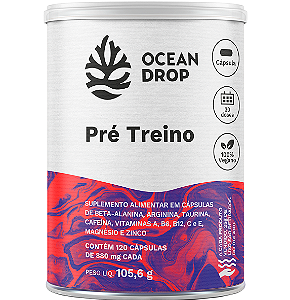 Pré treino Ocean Drop -  120 Cápsulas