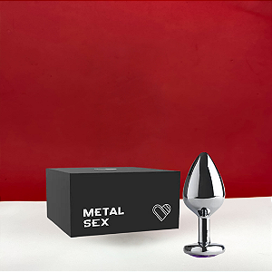 Plug Anal | Metal Cromado | Médio