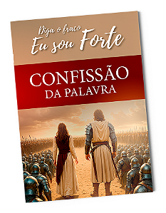 LIVRETO DE CONFISSÃO DIGA O FRACO EU SOU FORTE