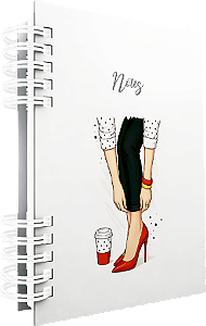 CADERNO DE ANOTACOES 2026 - ESPIRAL AREIA