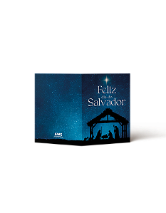 CARTÃO FELIZ  DIA DO SALVADOR - ESTÁBULO AZUL