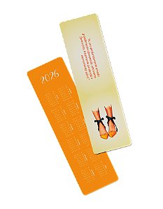 MARCADOR DE PAGINA SAPATO AMARELO - 2026