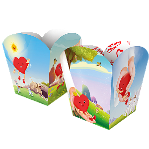 LINHA DE FESTA AMADO CORAÇÃO - CACHEPOT CONTÉM 04 UND